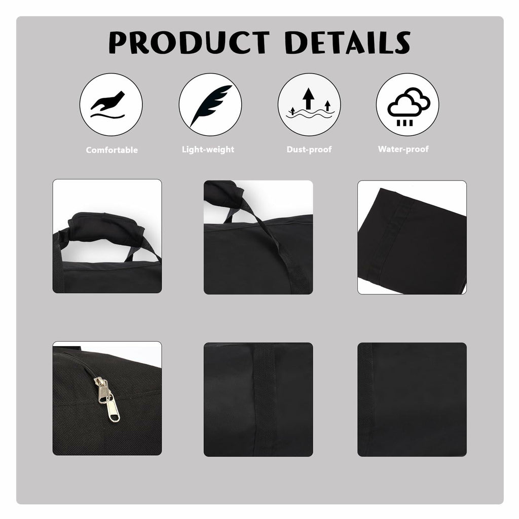 AYIXITIELU Waterproof 31.5in Starting Blocks Storage Bag, Heavy-Duty, Black