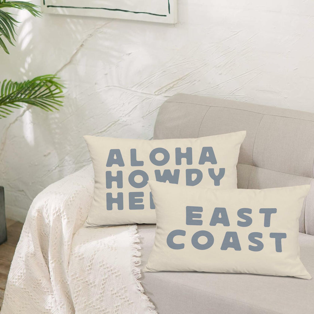 okaxscm Coastal Cowgirl Western Pillow Covers 20x12 Set of 2 Lumbar Throw