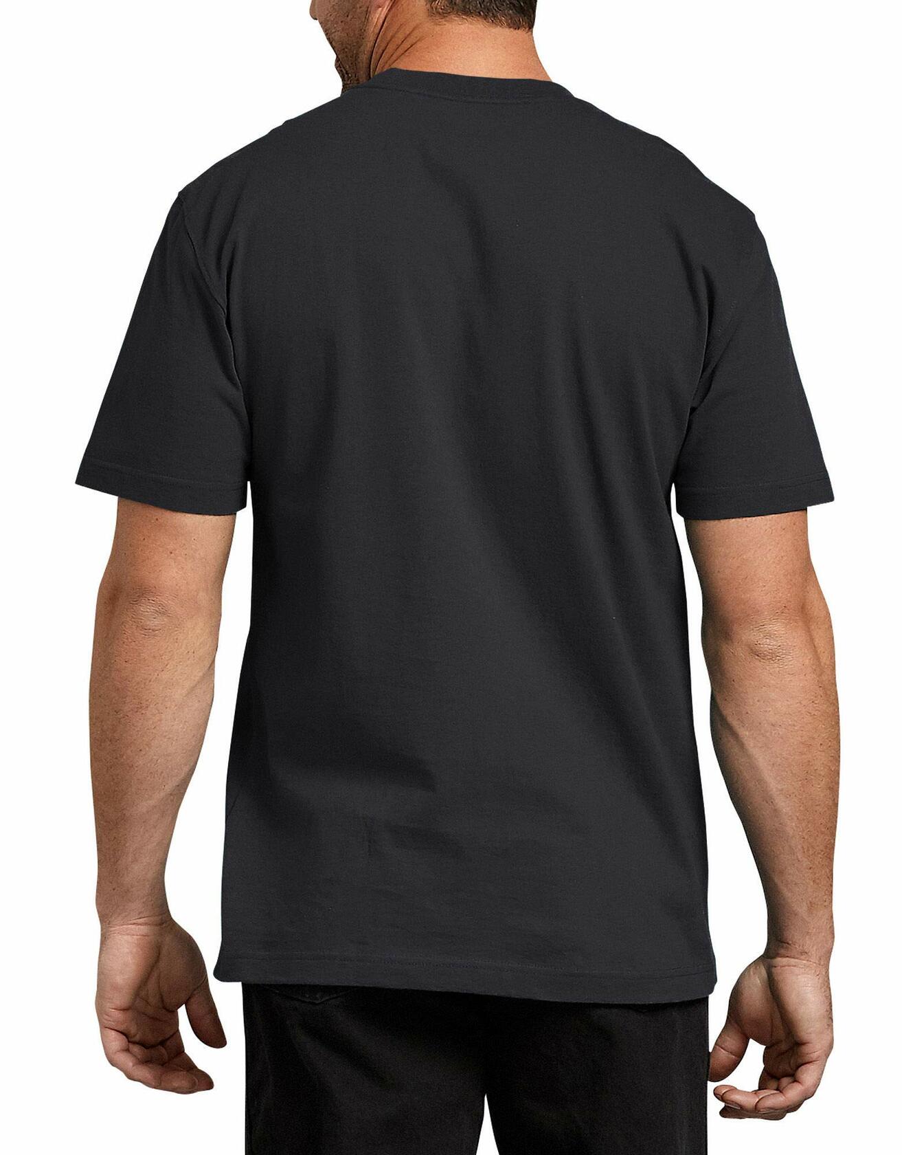 Dickies Men's Heavyweight Crew Neck Short Sleeve Work Utility T-Shirt White M
