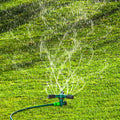 Gyrivav 360° Rotating Metal Lawn Sprinkler Fits 1/2'' Hose Heavy Duty