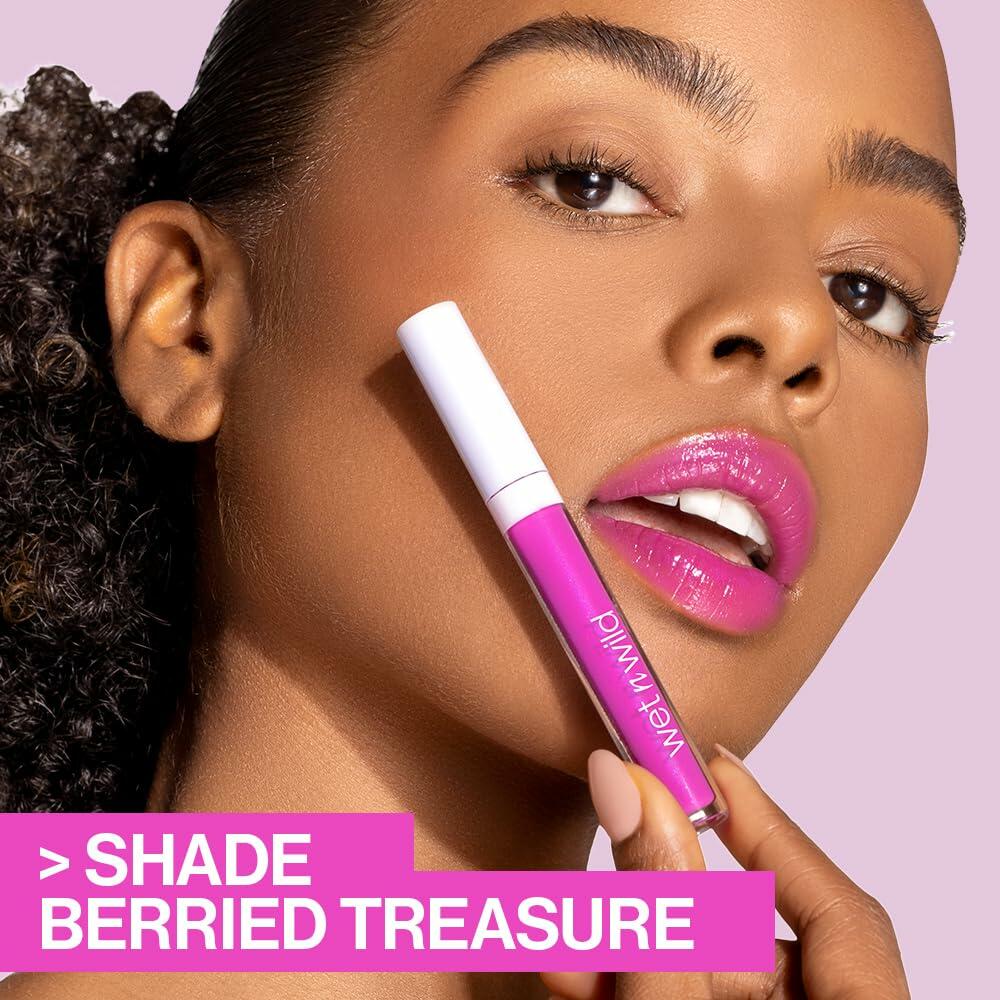 wet n wild MegaSlicks Lip Gloss Ultra-Glossy Vitamin-E Enriched Love Language