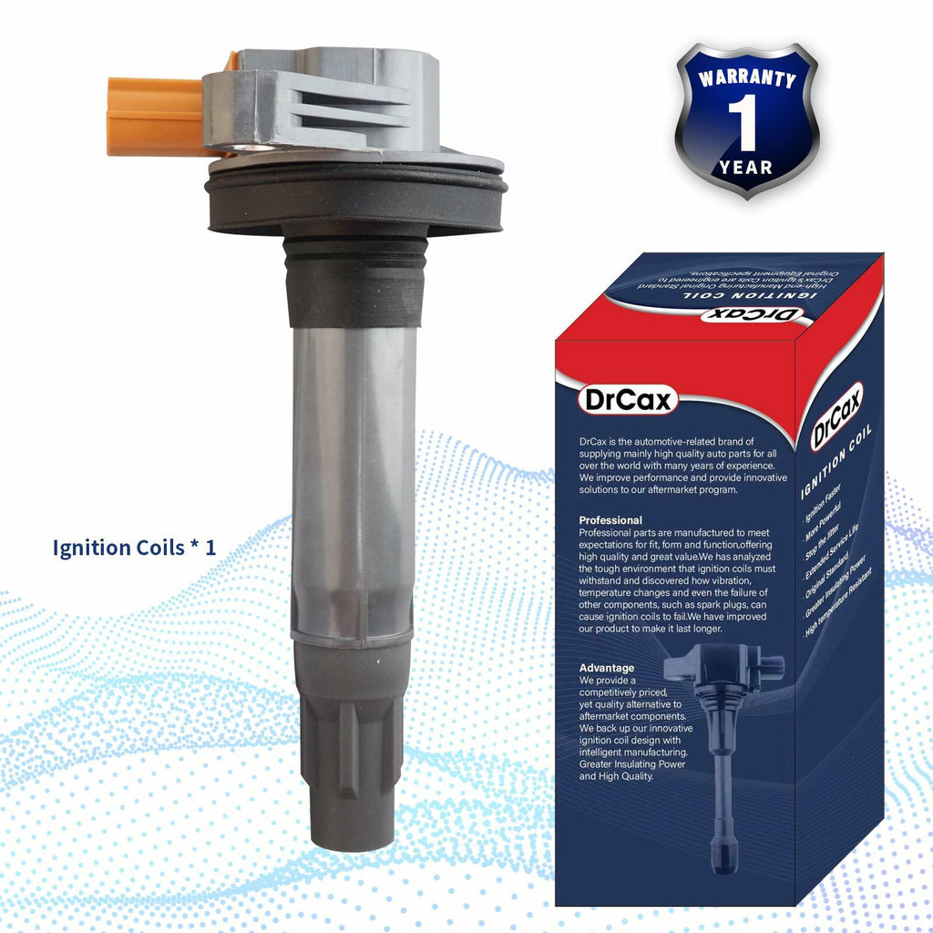 DrCax Ignition Coil UF646 DG549 Compatible Ford 3.5L V6 1 Pack
