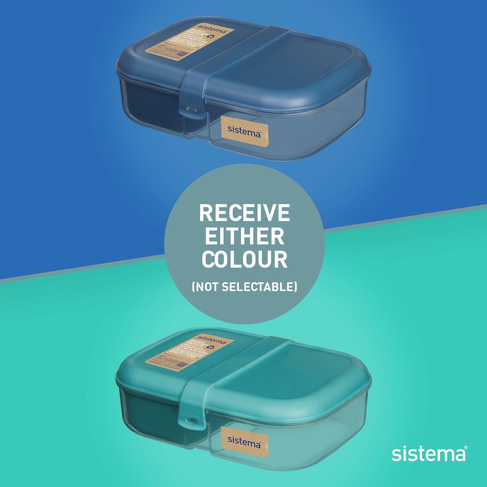 Sistema PDQ Ribbon Lunch To Go 1.1L Container BPA Free