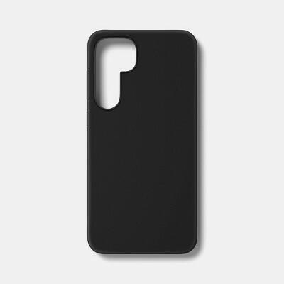 Samsung Galaxy S25+ Case MagSafe Compatible Black Silicone heyday™