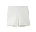 Swdarz Girls White Gymnastics Shorts Spandex Biker 11-12Y
