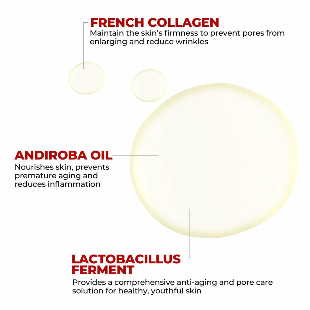 MDP+ Red Lacto Collagen Cleansing Oil 2.0 Pore Control 6.76oz 200ml
