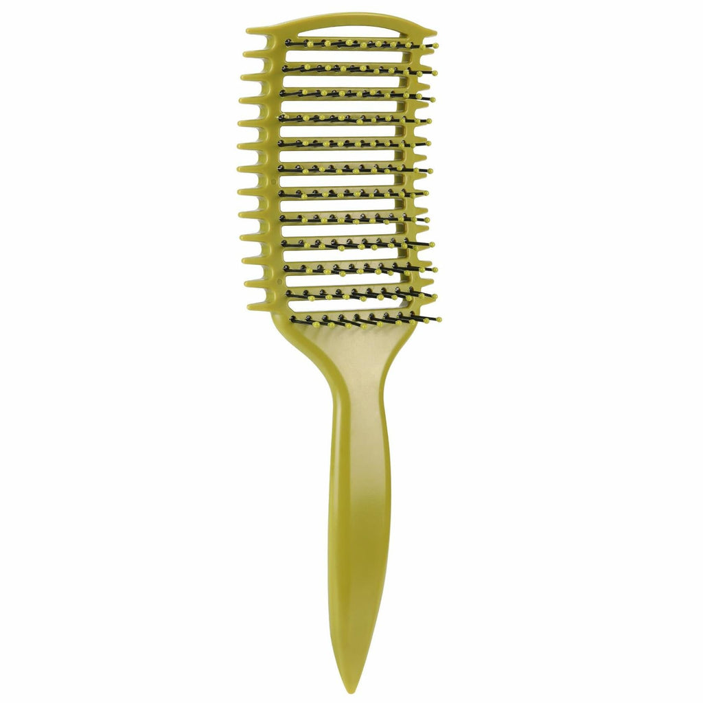 manrator Curl Defining Brush Vented Detangling Frizz Control Matcha Green