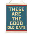 TAEDIN Inspirational Rustic Wall Art Poster Hanger Frame 12x16 Deep Blue