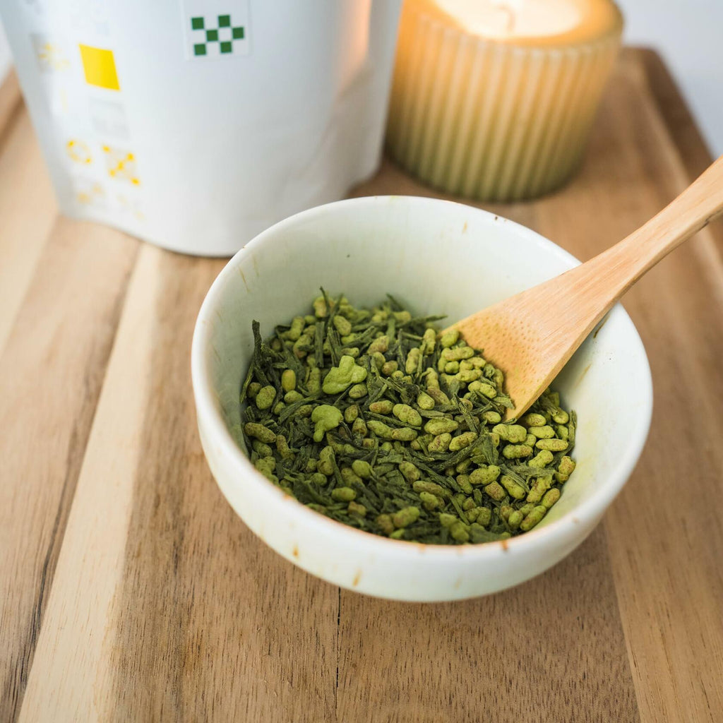 Osada Tea Japan Natural Matcha Genmaicha Loose Leaf Green Tea 100g