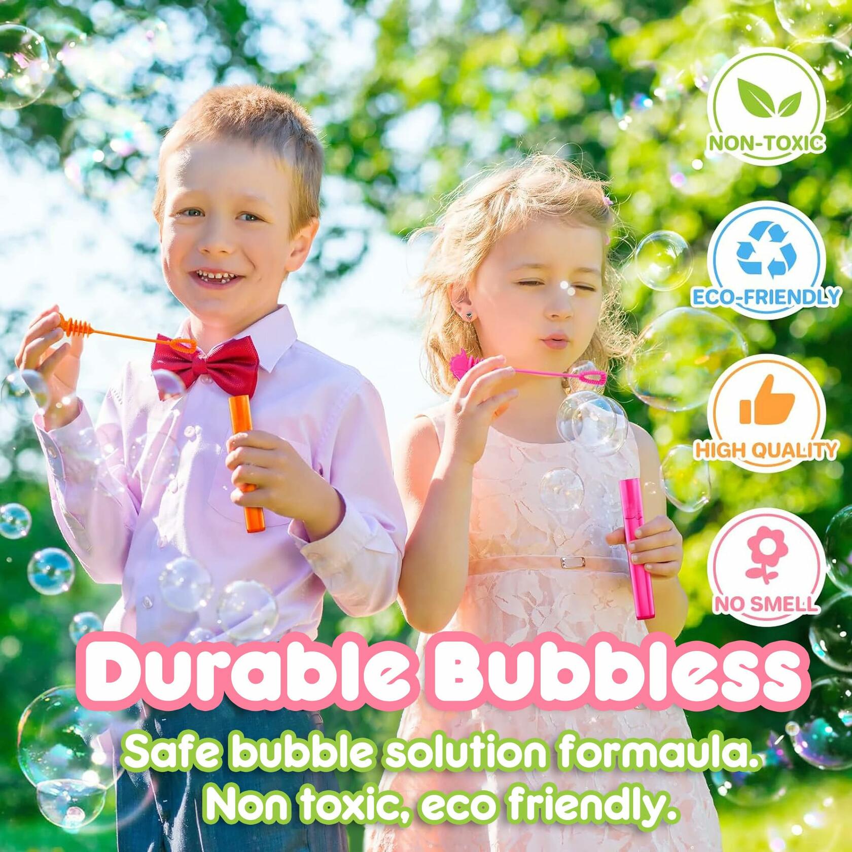 60PCS Cute Unicorn Party Favors 12 DIY Bubble Wands Birthday Goodie Bags