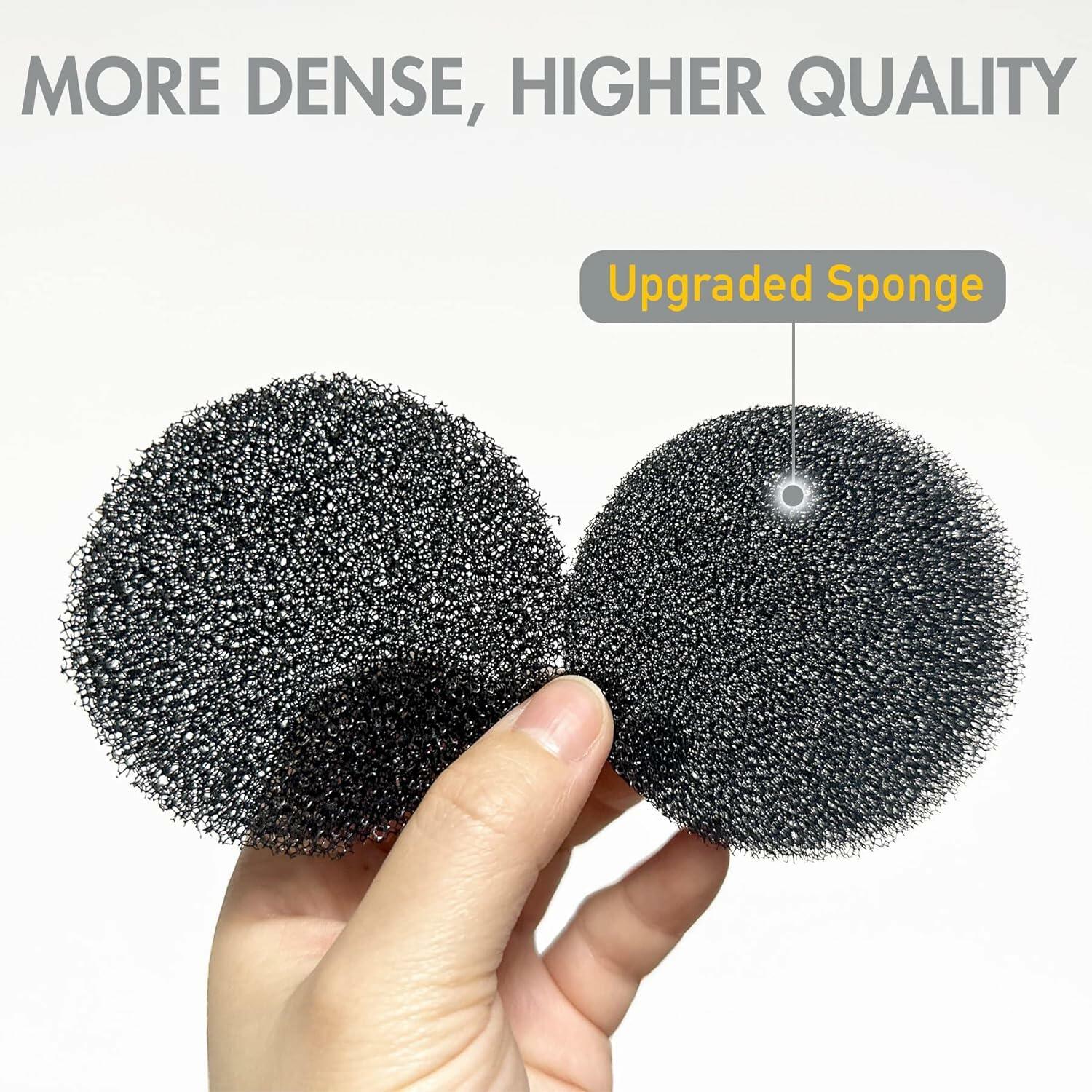 Veeliama Makeup Brush Cleaner 6-Pack Dry Sponge Cleanser Eyeshadow Palette Tool