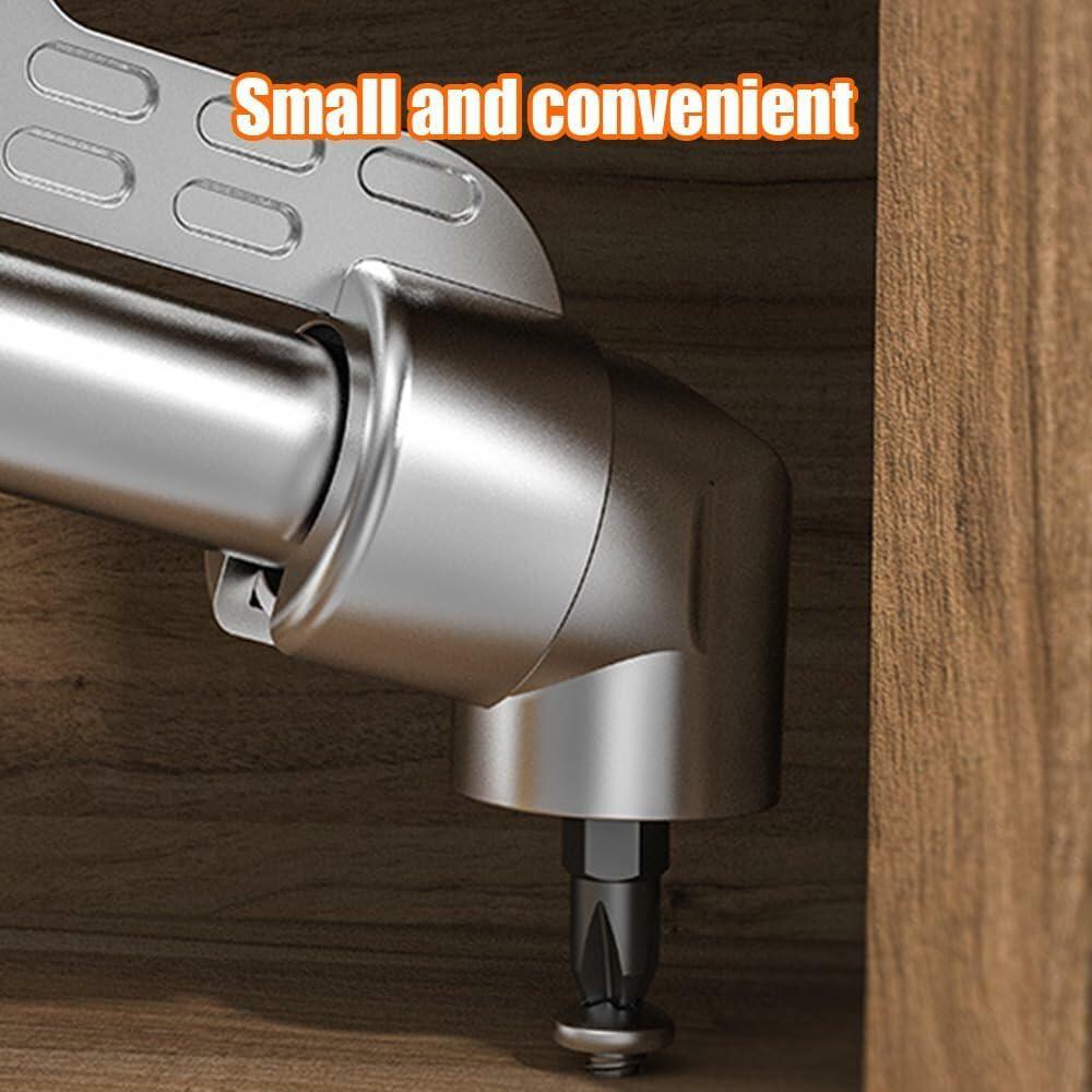 105° Right Angle Drill Adapter 1/4" Hex Shank Drill Attachment