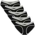 INNERSY Women's Maternity Underwear Cotton Soft Breathable 5 Pack Black Size S