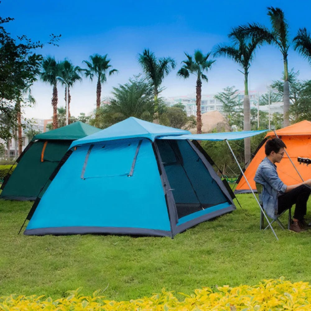 Outdoor Automatic Quick Open Tent Waterproof Camping Tent 3 - 4 Person Instant Setup Tent - PhishStones Products