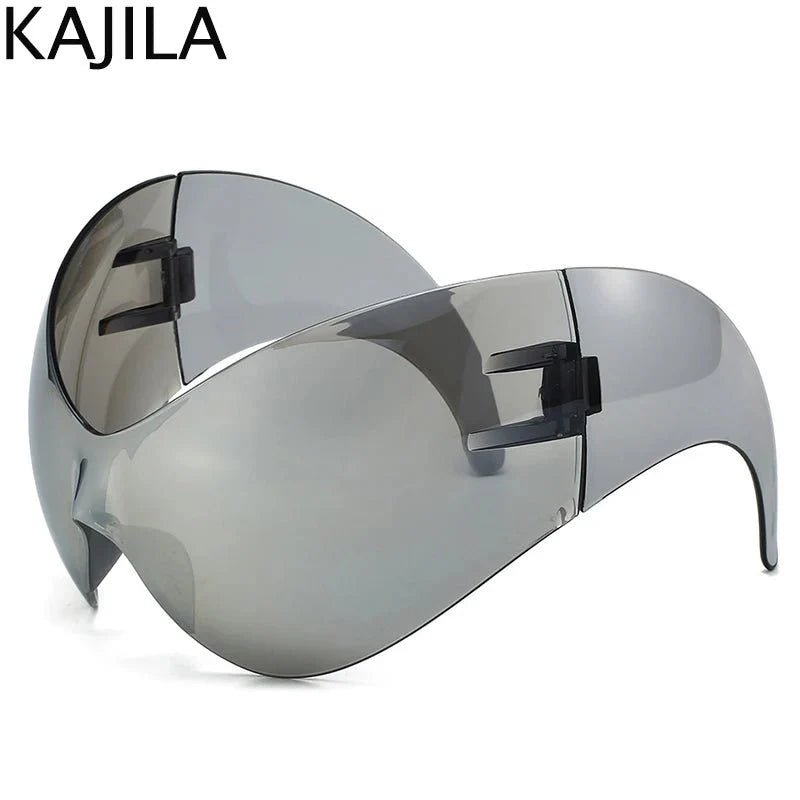 Oversized Sport Sunglasses – UV protection Windproof Steampunk - PhishStones Products