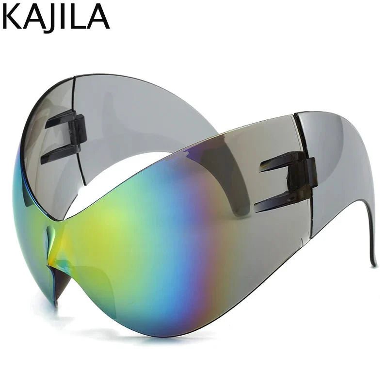 Oversized Sport Sunglasses – UV protection Windproof Steampunk - PhishStones Products