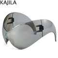 Oversized Sport Sunglasses – UV protection Windproof Steampunk - PhishStones Products