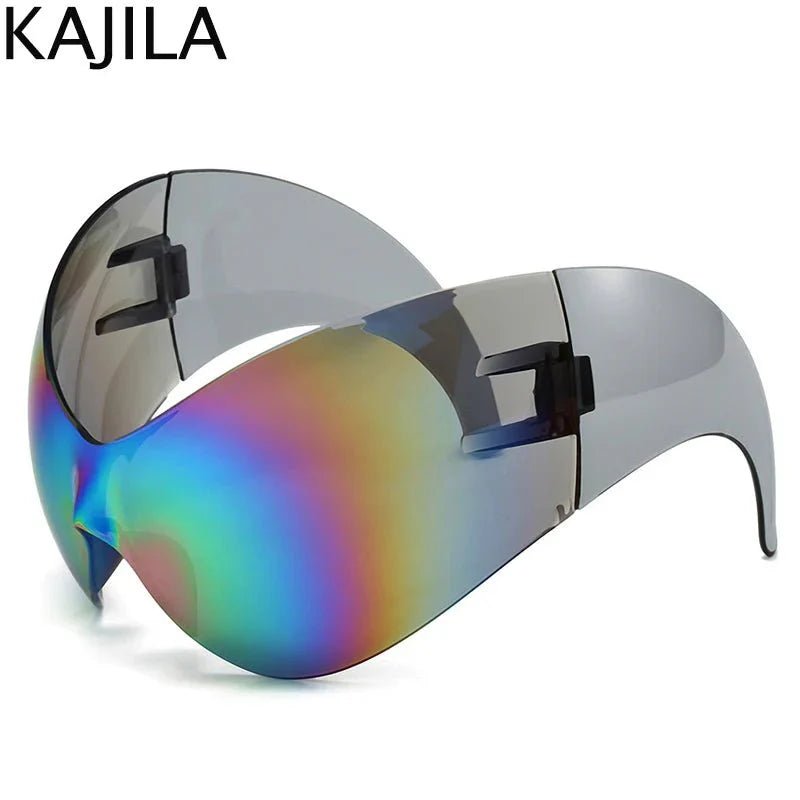 Oversized Sport Sunglasses – UV protection Windproof Steampunk - PhishStones Products