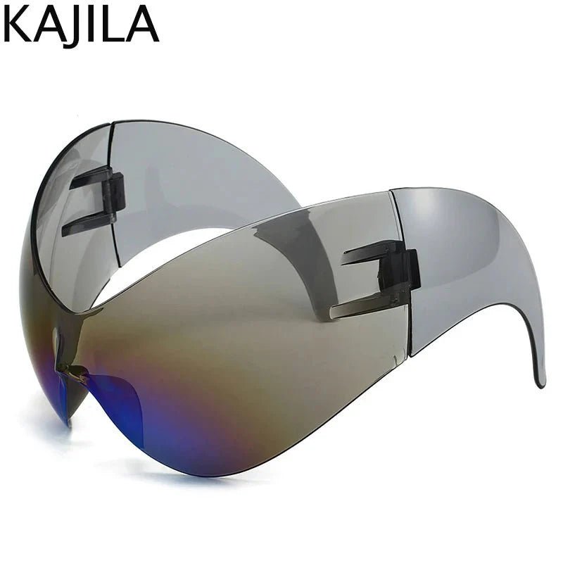 Oversized Sport Sunglasses – UV protection Windproof Steampunk - PhishStones Products