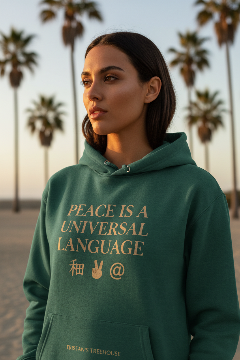 Peace is a Universal Language – Hoodie
