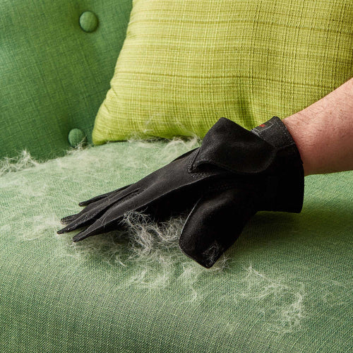 " The Furrfighter" - A pet hair/lint removal glove with 2 thumbs that fits either hand like a glove