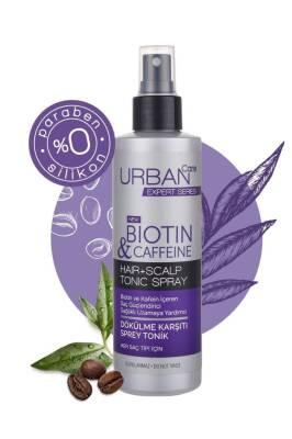 Urban Care Biotin & Caffeine Hair Fall Control Spray Tonic - Strengthens Hair Follicles, Reduces Hair Loss - 200ml