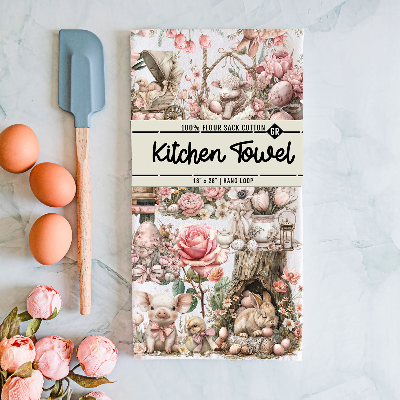 Rose Royal Easter Towel