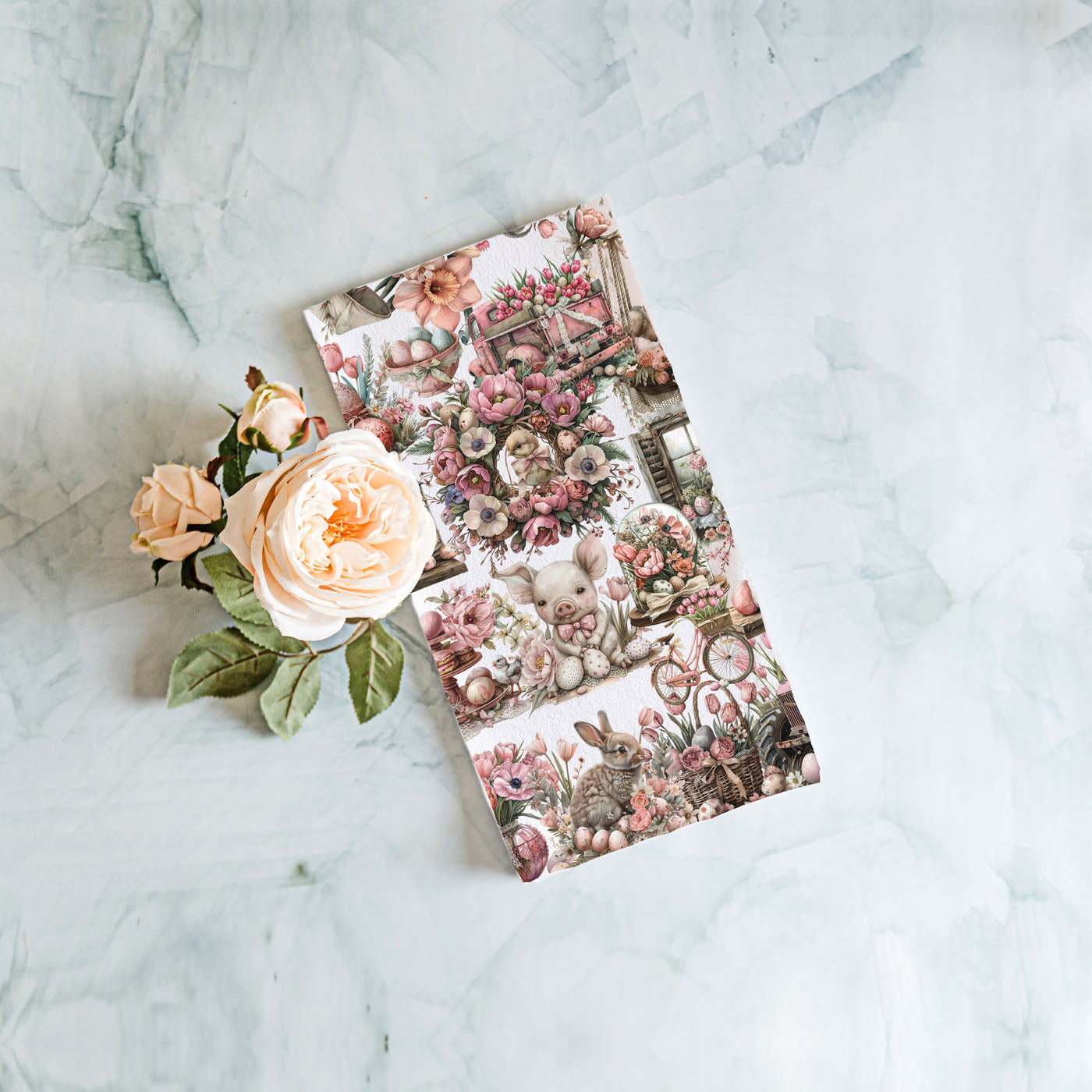 Rose Royal Easter Towel