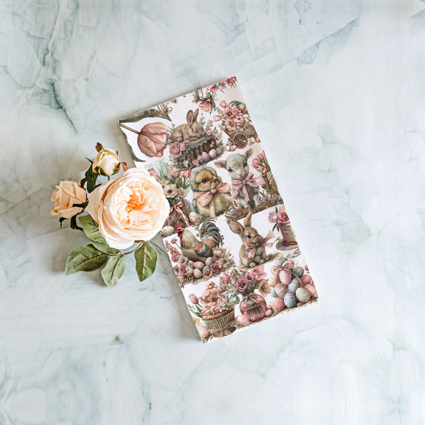 Rose Royal Easter Towel