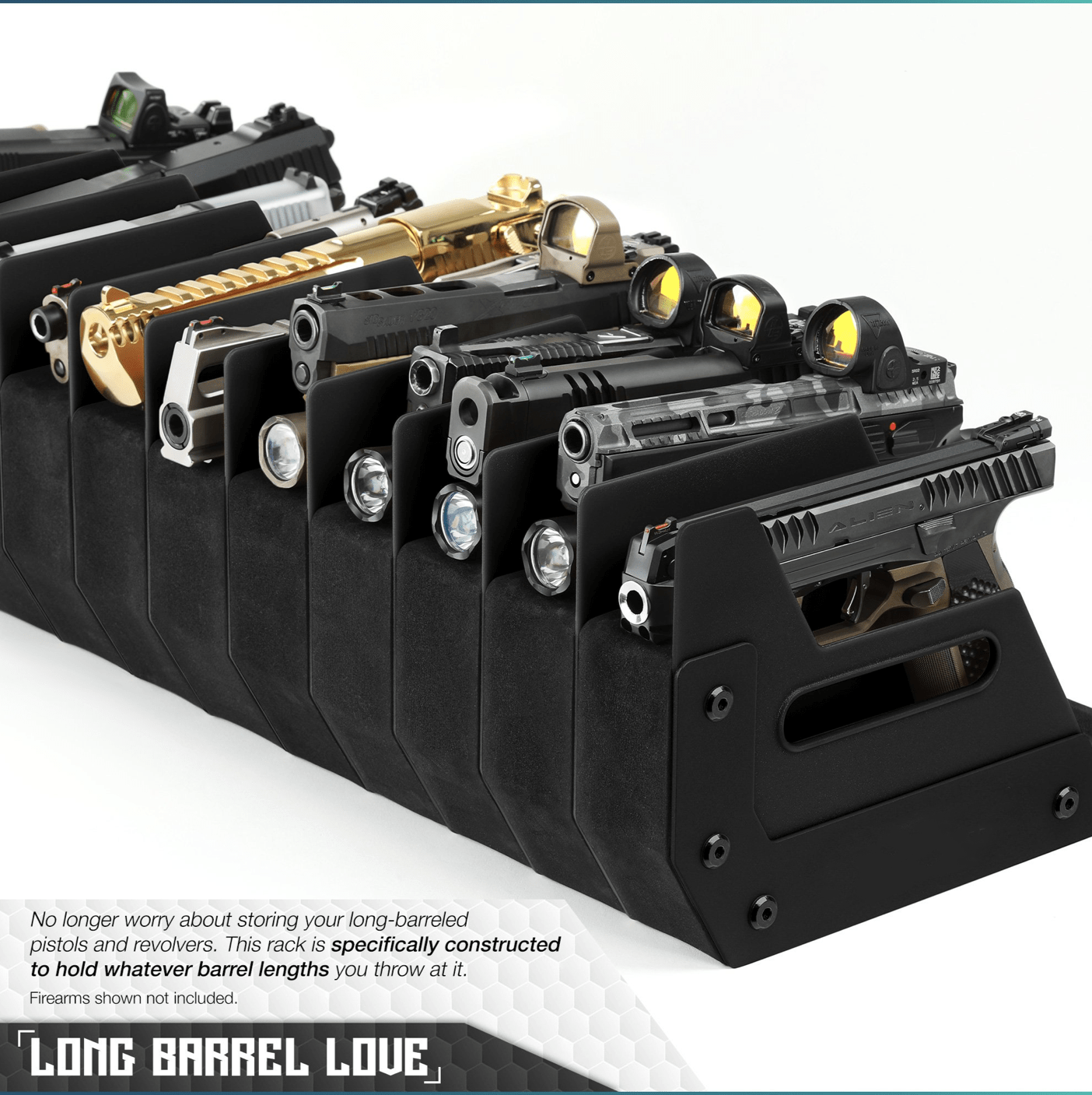 Pistol Rack (4 Sizes) - PhishStones Products
