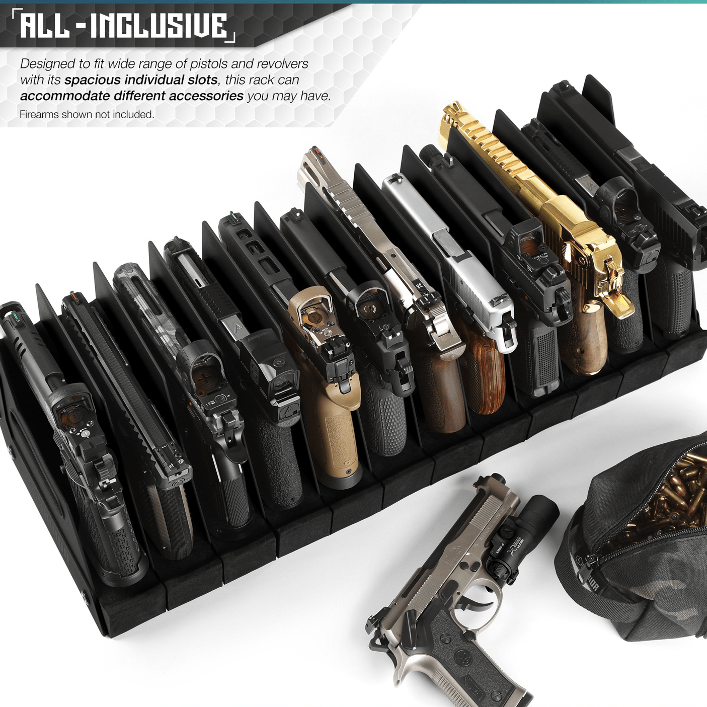 Pistol Rack (4 Sizes) - PhishStones Products