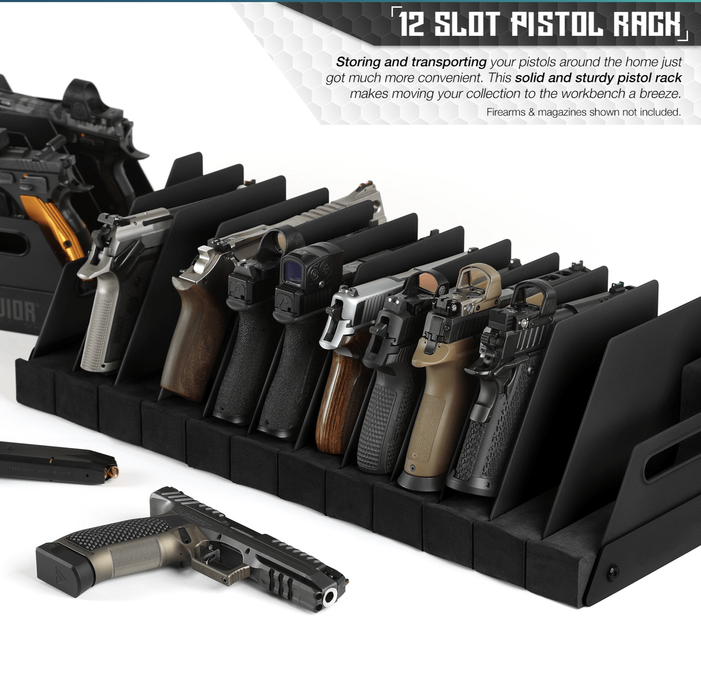 Pistol Rack (4 Sizes) - PhishStones Products
