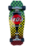 Hosoi O.G. Hammerhead Rasta Checkerboard 10.5" Complete Skateboard