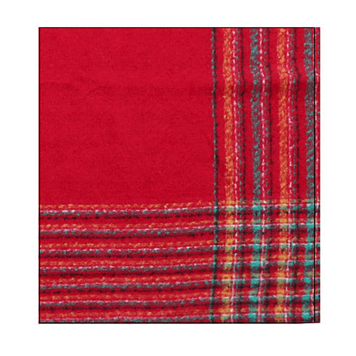 Plaid Liner Square Blanket Scarf Shawl