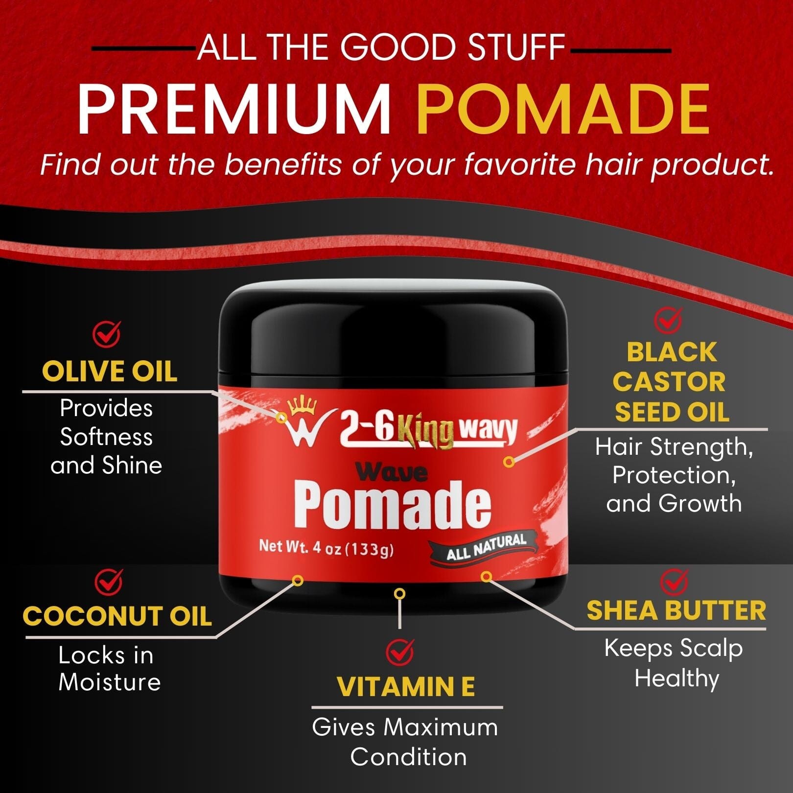Pomade 4oz Premium Quality - PhishStones Products