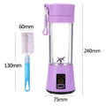 Portable Blender Mini Mixer Electric Juicer Machine Fresh Fruit Juice Blender Smoothie Maker Blender Cup Bottle A Travel Kitchen Portable USB Electric Fruit Juicer Squeezer Bottle Kitchen Tool for Orange Lemon - PhishStones Products
