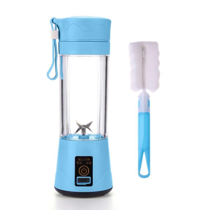 Portable Blender Mini Mixer Electric Juicer Machine Fresh Fruit Juice Blender Smoothie Maker Blender Cup Bottle A Travel Kitchen Portable USB Electric Fruit Juicer Squeezer Bottle Kitchen Tool for Orange Lemon - PhishStones Products