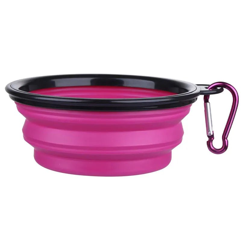 Portable Foldable Dog Bowl | Soft Silicone Travel Bowl for Food and Water - PhishStones Products