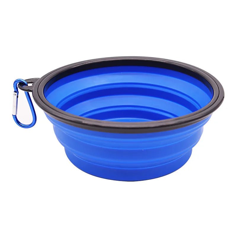 Portable Foldable Dog Bowl | Soft Silicone Travel Bowl for Food and Water - PhishStones Products