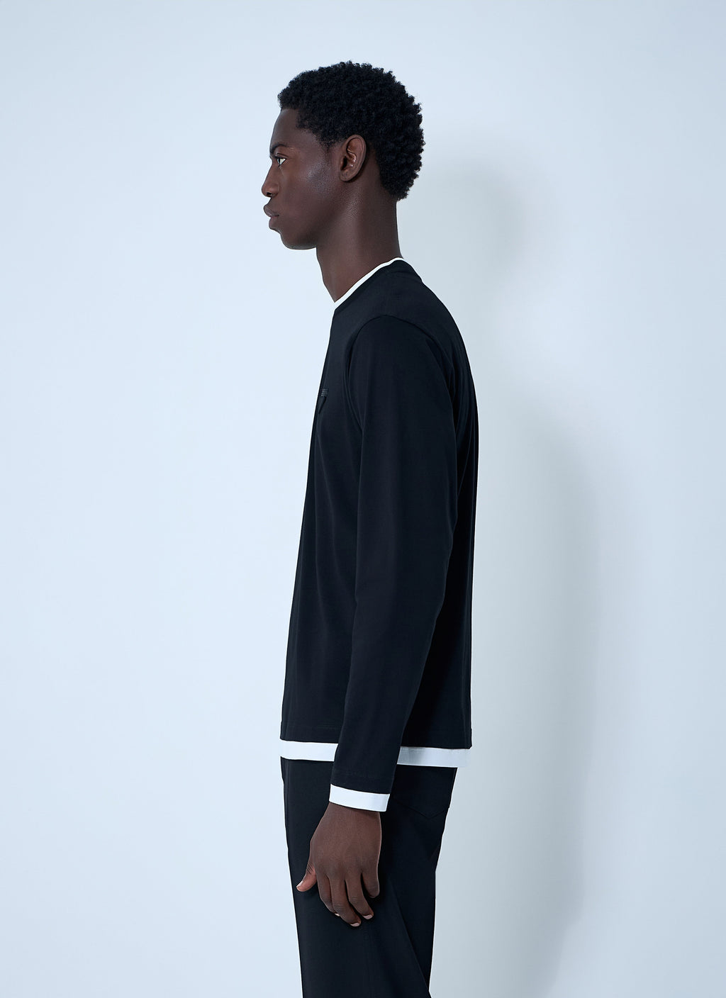 Prada Men Logo Motif T-Shirt