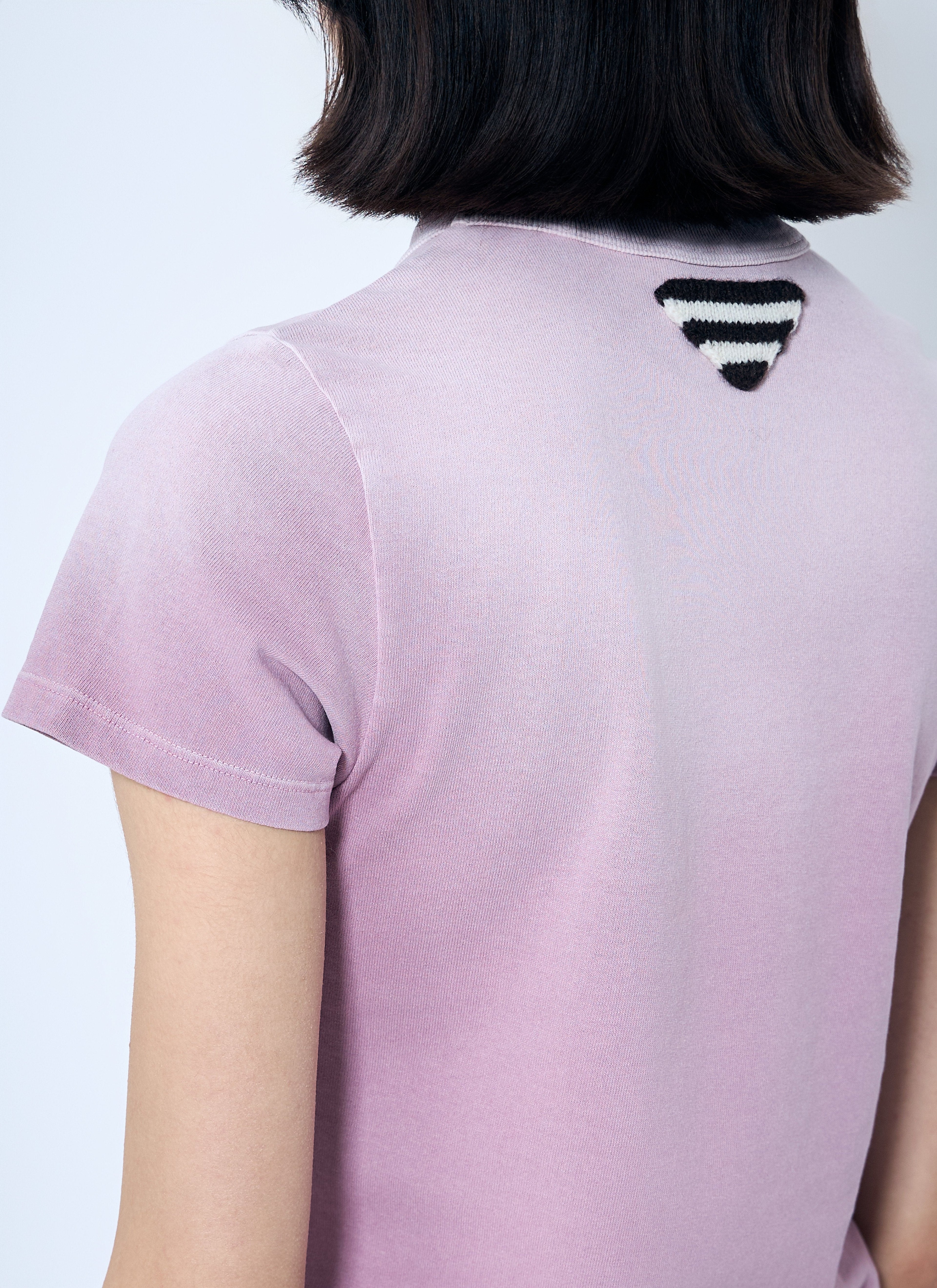 Prada Women Logo Print T-Shirt
