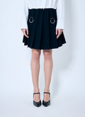 Prada Women Pleated Wool Skirt