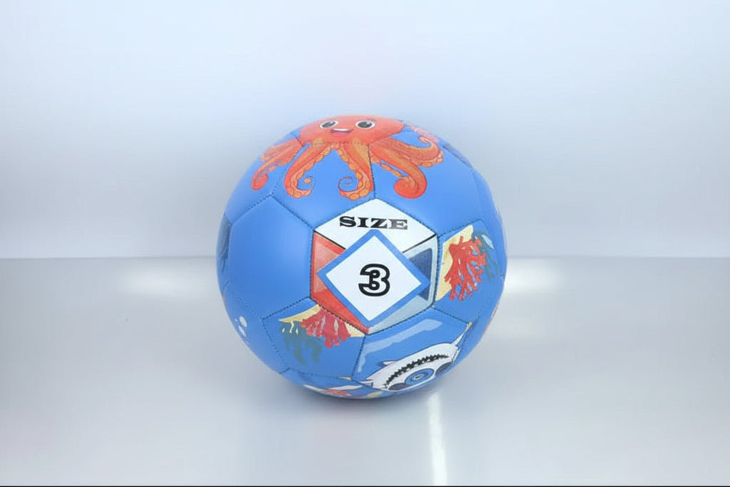 Size 3 Ocean Themed Classic Match Grade Soccer Ball