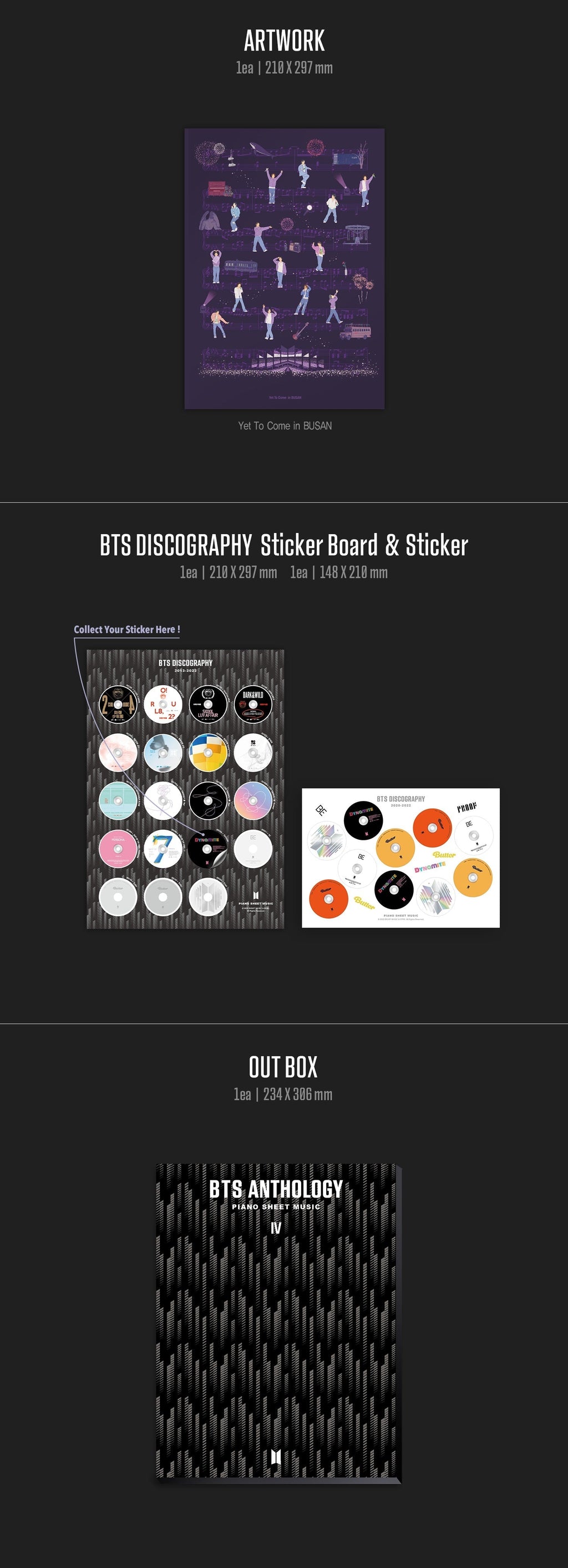 BTS Piano Sheet Music - Anthology 3-4