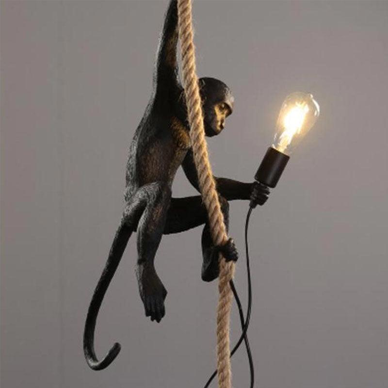 Modern Monkey Hemp Lamp