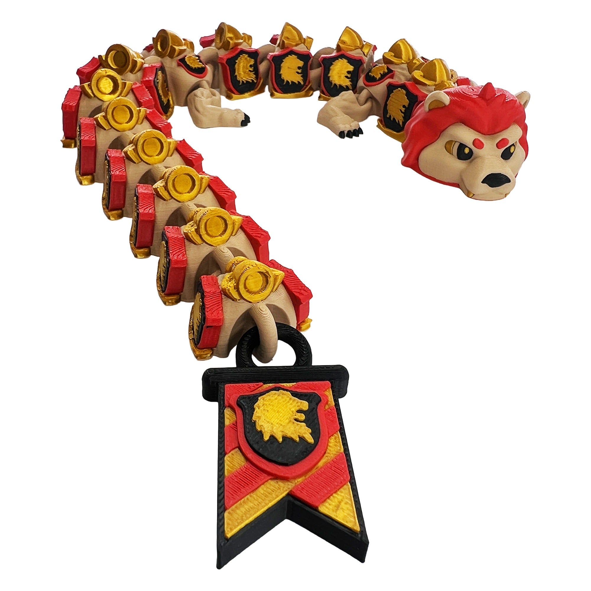 Professor Lion Dragon – Articulated 3D Printed Flexi Dragon