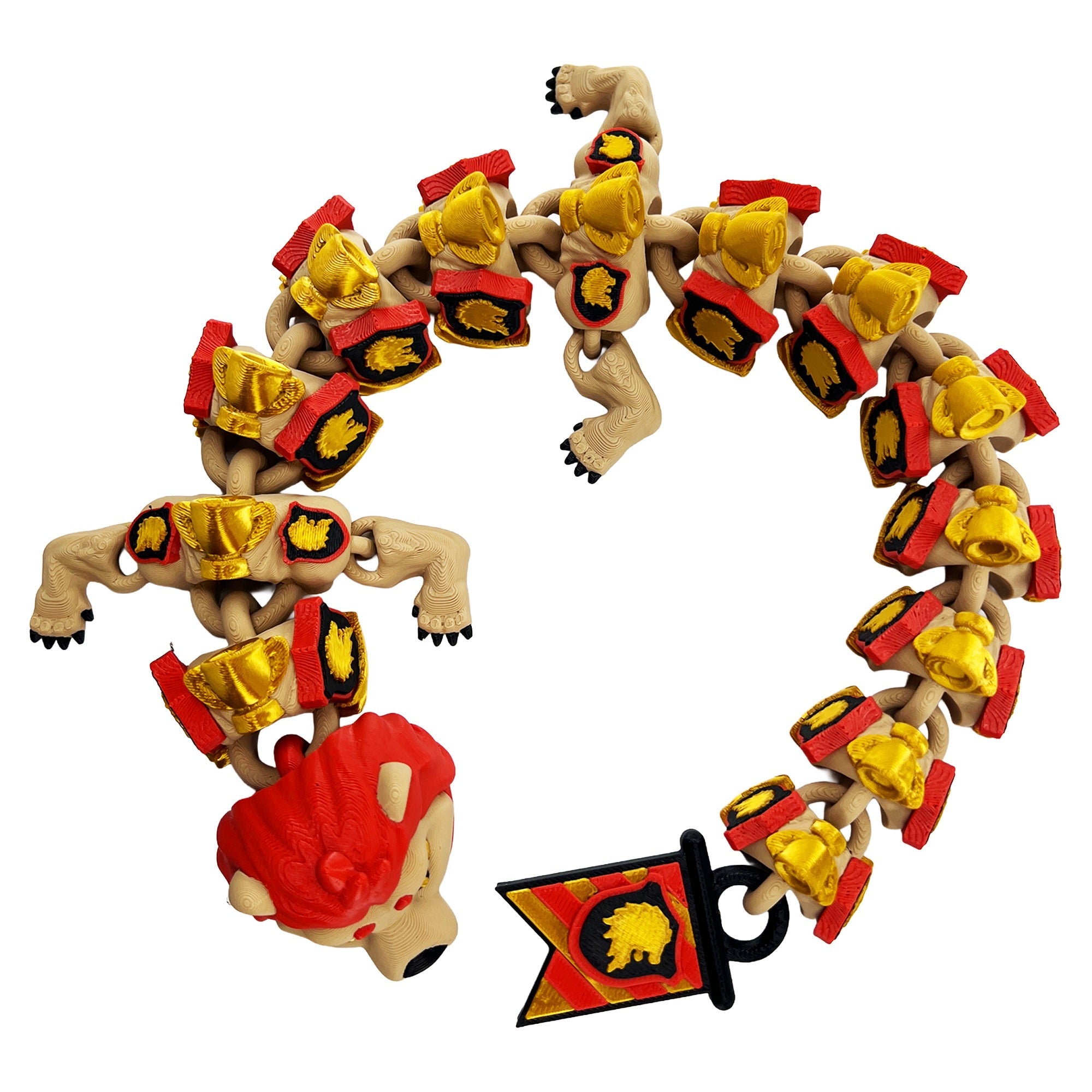 Professor Lion Dragon – Articulated 3D Printed Flexi Dragon