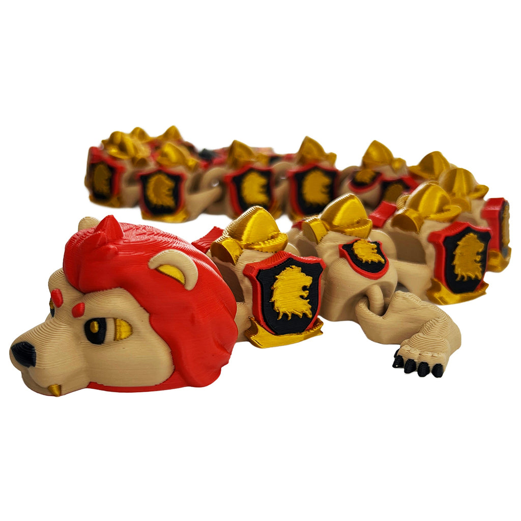 Professor Lion Dragon – Articulated 3D Printed Flexi Dragon