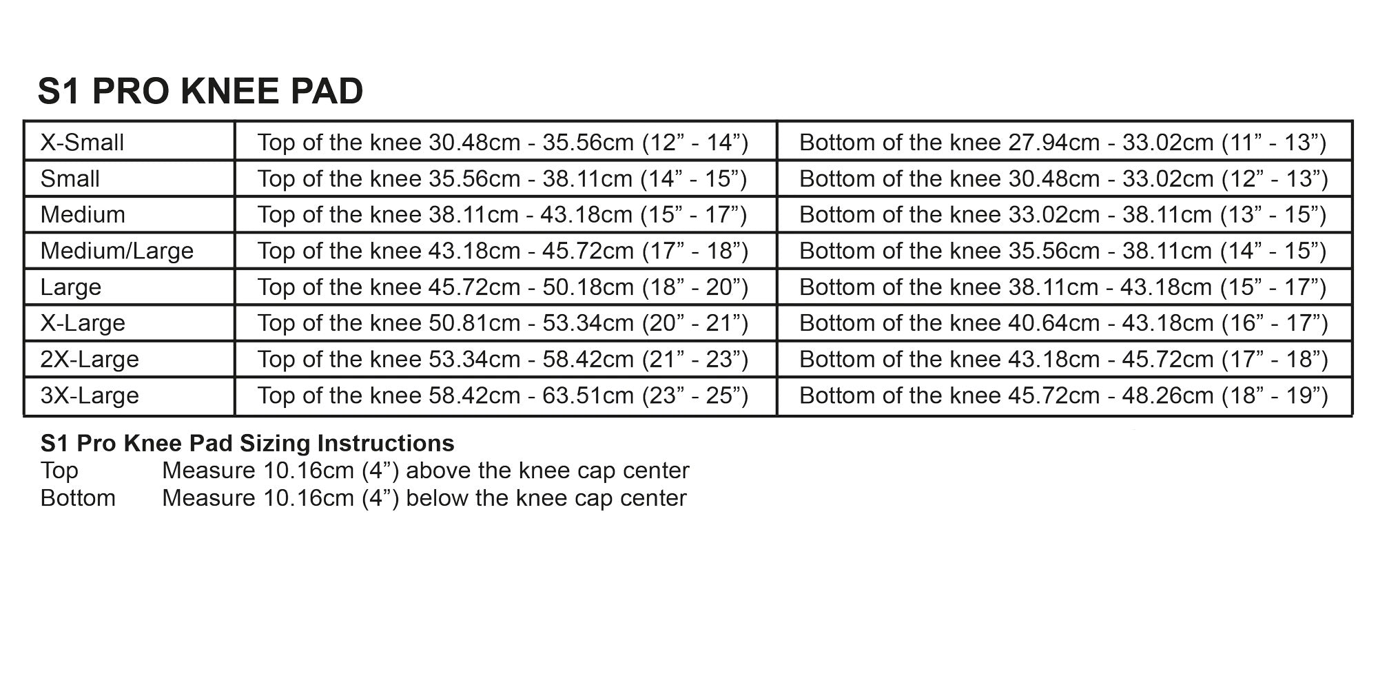 S1 Pro Knee Pads Gen 4 - 32mm Thickness