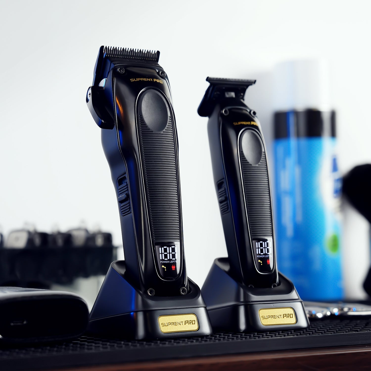 The Black Obsidian Professional Clipper and Trimmer Set - HC776BX